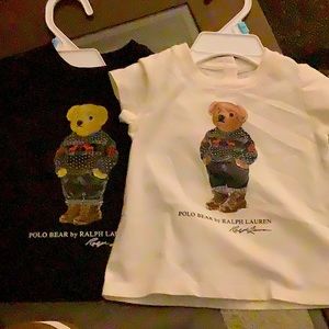 2 brand New Ralph Lauren T-shirts baby 6months